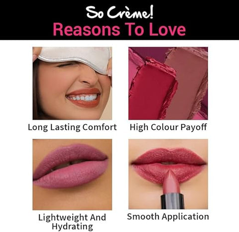 Nykaa So Creme! Creamy Matte Lipstick  You're Latte