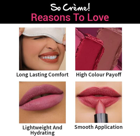 Nykaa So Creme! Creamy Matte Lipstick  Nailed It