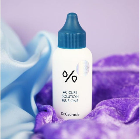 Dr.Ceuracle AC Cure Solution Blue One - Salicylic & Lactic Acid Acne Spot Treatment, 50ml