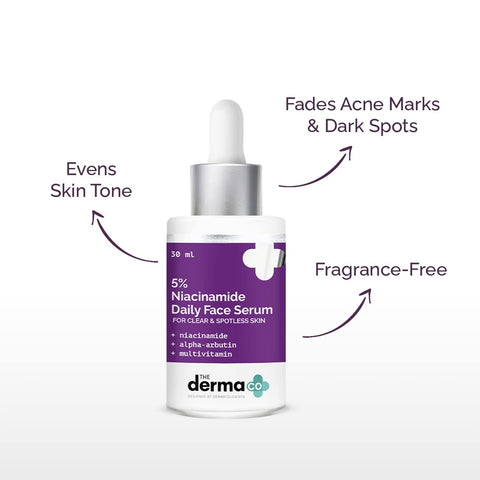 THE DERMA CO 5% Niacinamide Daily Face Serum 30 ml