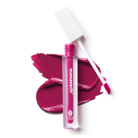 Mamaearth Feather Light Liquid Matte Lipstick 07 Pink Orchid 1.2 Ml