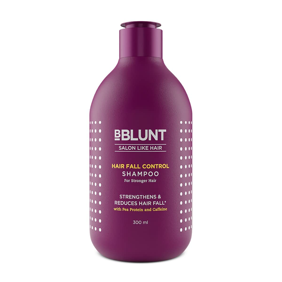 BBlunt Hair Fall Control Shampoo with Pea Protein & Caffeine for Stronger Hair - 300 ml