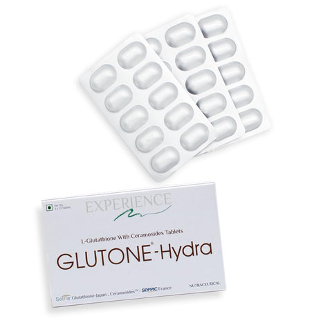 Glutone-Hydra | Setria Glutathione with Ceramosides Tablets 30