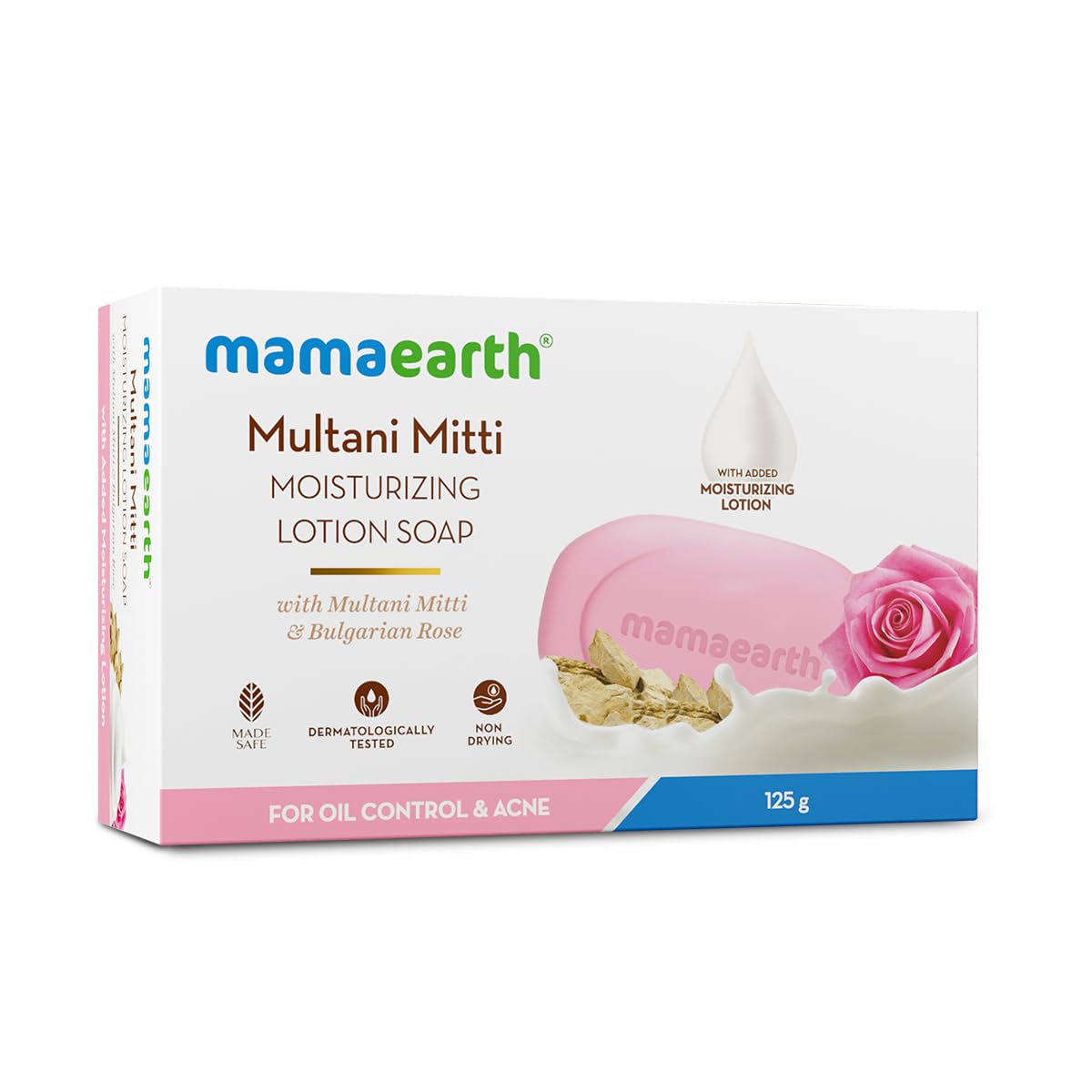 Mamaearth Multani Mitti Lotion Soap Single 125g