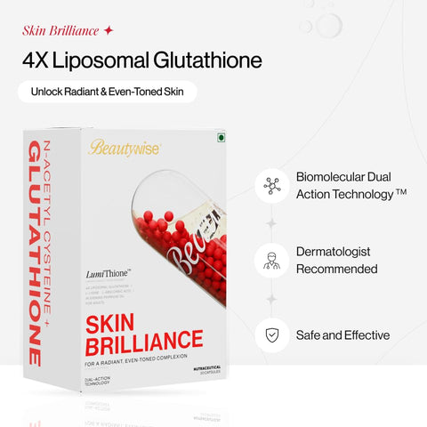Beautywise Dual Action Skin Brilliance Glutathione Capsules (30 capsules)