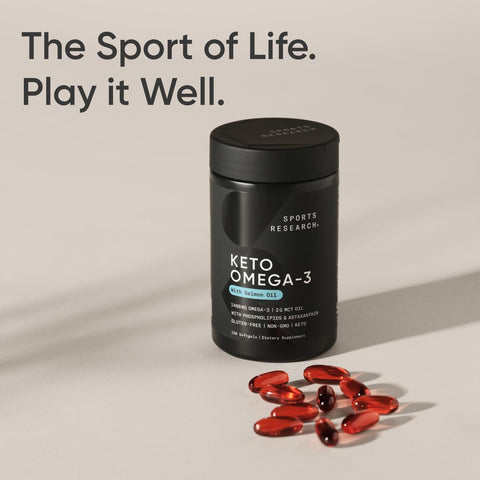 Sports Research Keto Omega-3 1400Mg Softgel Cap 120'S