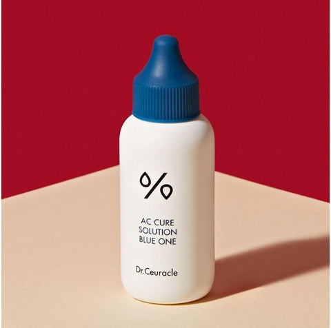 Dr.Ceuracle AC Cure Solution Blue One - Salicylic & Lactic Acid Acne Spot Treatment, 50ml