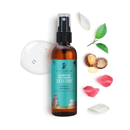 Pilgrim Skin & Hair Radiance Combo | Enhances natural glow | Improves Elasticity | Alpha Arbutin & Vitamin C BRIGHTENING SERUM 30ml, Argan Oil Hair Serum 100ml | For Men & Women