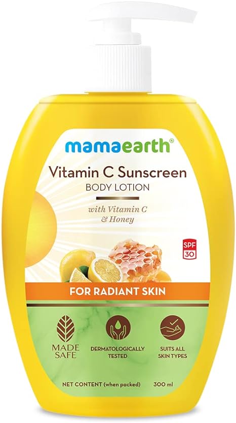 Mamaearth Vitamin C Sunscreen Body Lotion for Women & Men 300ml