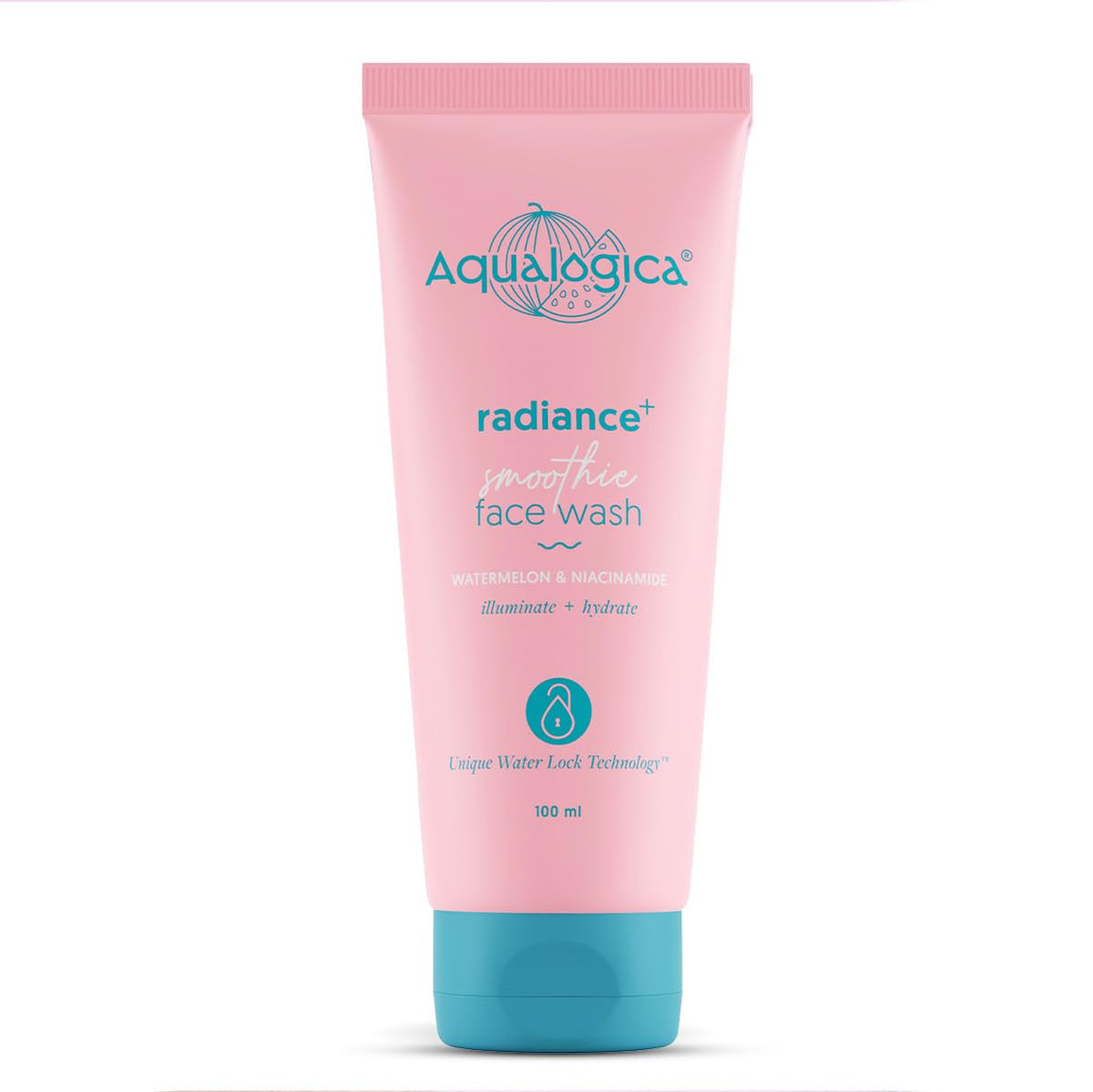 Aqualogica Radiance+ Smoothie Face Wash - Watermelon & Niacinamide, Illuminates Skin, 100 ml