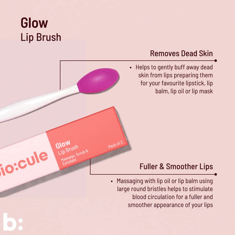 Biocule Glow Lip Brush (Pack of 2)