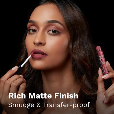 Pilgrim Liquid Matte Lipstick - Blushin' Nude | Lipstick