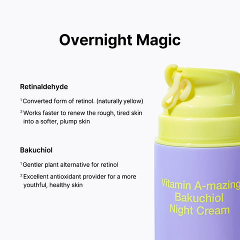 By Wishtrend Vitamin A-mazing Bakuchiol Night Cream 30 g