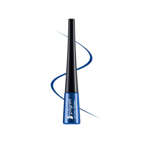 Pilgrim Blue Rebel Metallic Eyeliner Long Lasting & Smudge Proof Enriched with Argan Oil