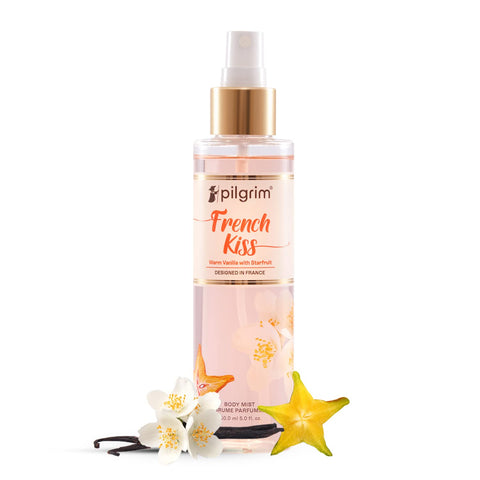 Pilgrim French Kiss Body Mist (Vanilla with starfruit) 150ml