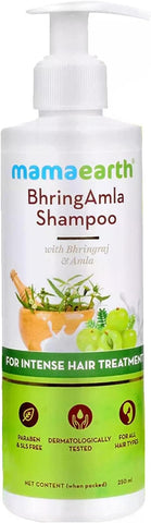 MAMAEARTH Bhring Amla Shampoo, 250 ml