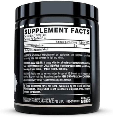 Nutrex Research, Creatine Monohydrate 60s 300G