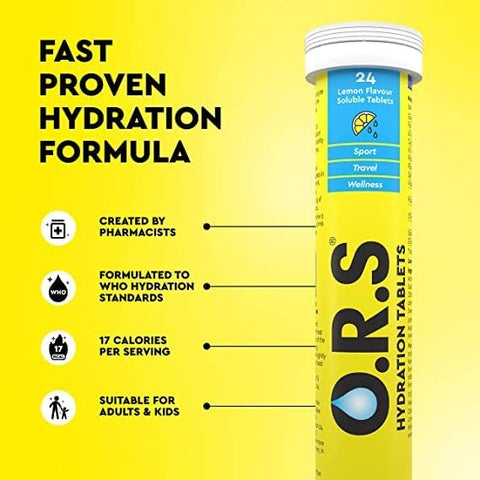 O.R.S Originals Hydration Bundle | 1 Tube of Blackcurrant + 1 Tube of Lemon