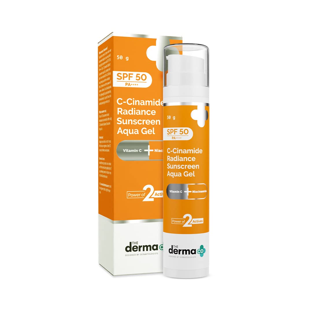 The Derma Co C-Cinamide Sunscreen Spf 50 Aqua Gel 50g