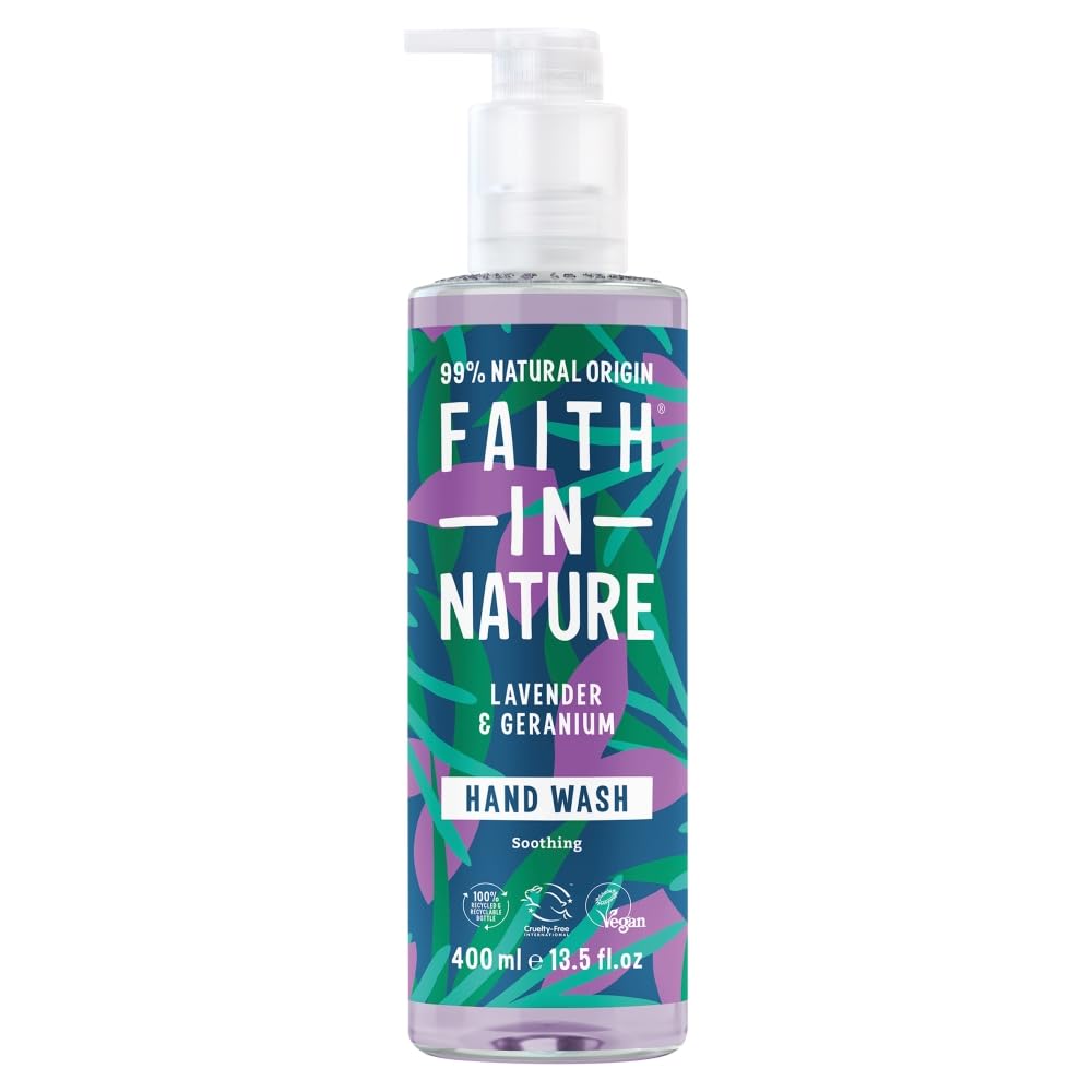 Faithinnature Hand Wash Lavender & Geranium 400ml