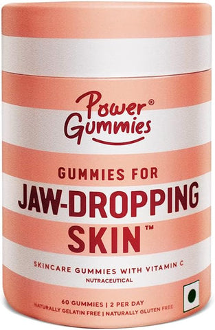 Power Gummies - Jaw Dropping Skin 60 Gummies + That Time Of The Month 10 Gummies