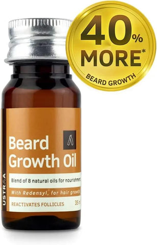 USTRAA Beard Growth Oil with REDENSYL 8 Natural Oils for Nourishment 35 ml