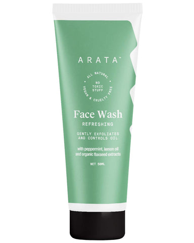 Arata Natural Refreshing Face Wash (50 Ml)