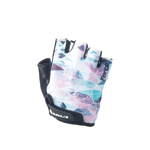 Burnlab Flex Gym Gloves for Men and Women (White & Green Small)