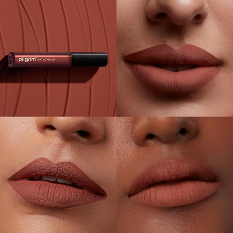 Pilgrim Liquid Matte Lipstick - Nude Obsessed | Lipstick