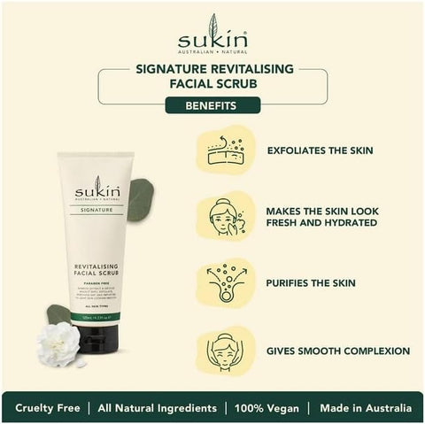 Sukin Revitalising Facial Scrub, 125 Ml