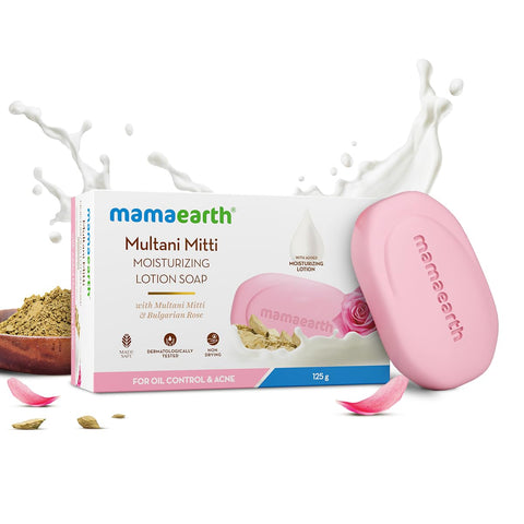 Mamaearth Multani Mitti Lotion Soap Single 125g