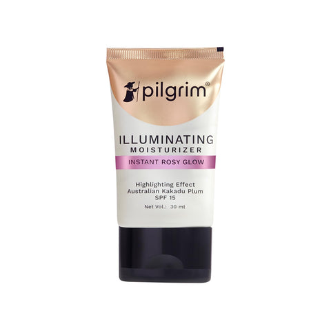 Pilgrim Illuminating Moisturizer for Face | For Instant Rosy Glow & SPF 15
