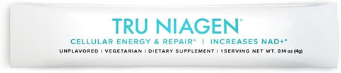 TRU NIAGEN NAD+ Booster with Hydration & Prebiotic Support 30ct/300mg Stick Packs: On-The-Go Supplement