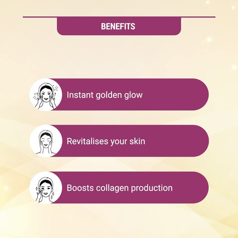 Lotus Herbals Radiant Gold Cellular Glow 1 Facial Kit