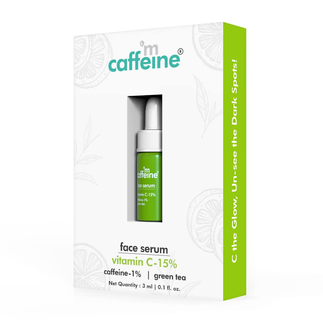 mCaffeine Green Tea Face Serum with Vitamin C 15%