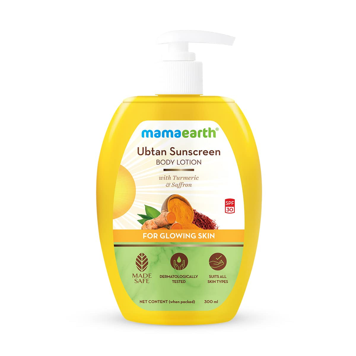 Mamaearth Ubtan Sunscreen Body Lotion 300 ml