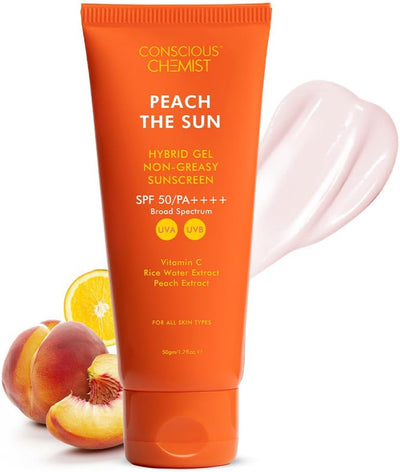 Conscious Chemist Sunscreen SPF 50 PA++++ | 50g | - Peach The Sun