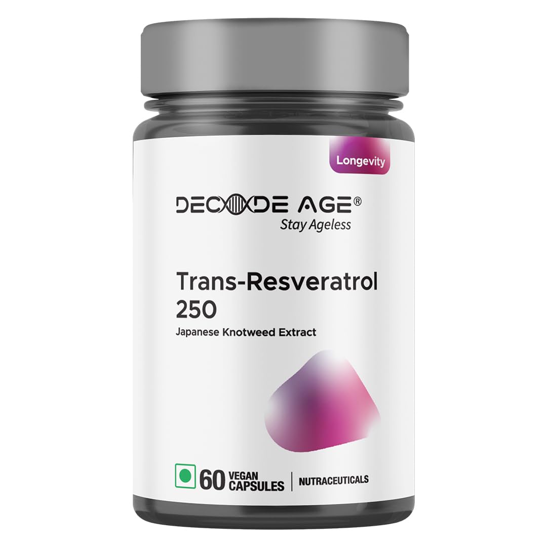 DECODE AGE Trans-Resveratrol 250 Capsules 60