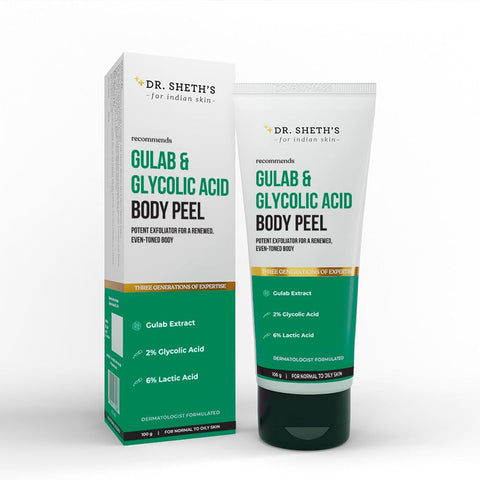 Dr. Sheth’s Gulab & Glycolic Acid Body Peel 100 gm