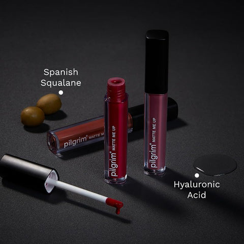 Pilgrim Liquid Matte Lipstick - Blushin' Nude | Lipstick