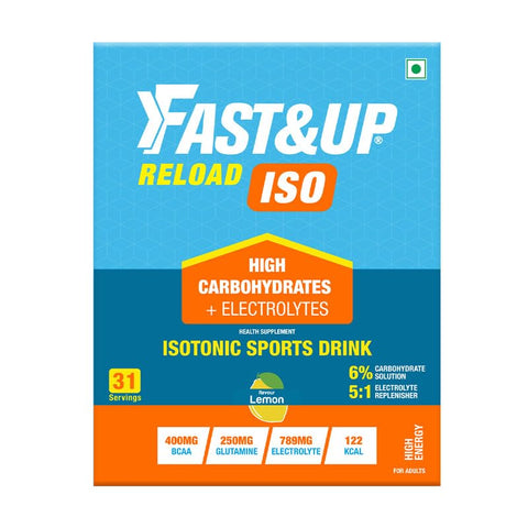 Fast&up Reload Iso - Isotonic Electrolytes (Pack Of 31) 32 Grams Each Lemon