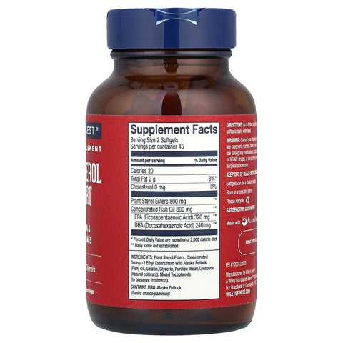 Wiley's Cholesterol Support Softgel 90's