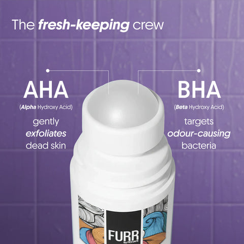 Pee Safe 4% Aha Bha Underarm Roll-On - Aqua 40 Ml