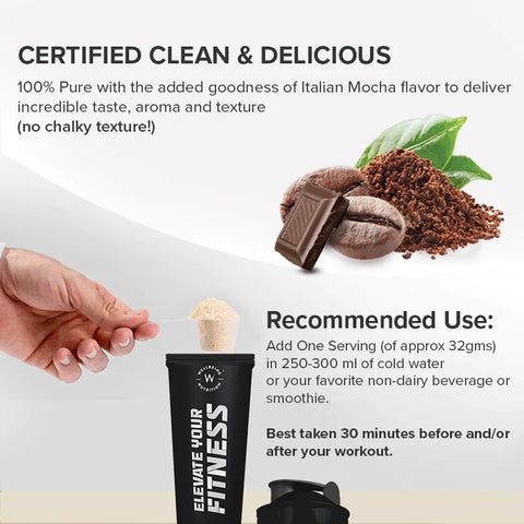 Wellbeing Nutrition Superfood Plant Protein | Italian Café Mocha