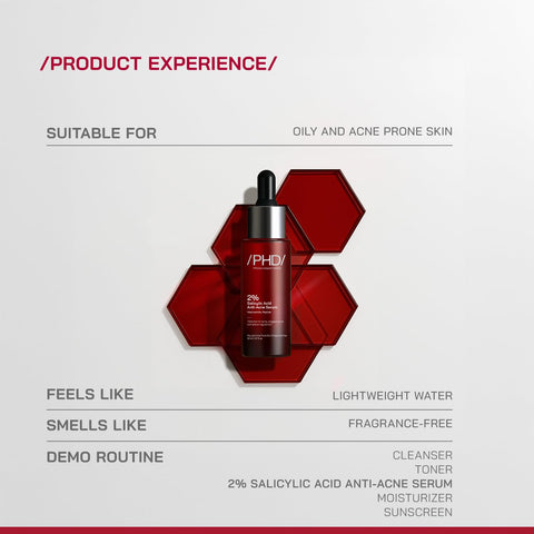 PHD 2% Salicylic Acid Anti-Acne Serum 30ml