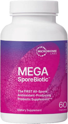 Microbiome Labs MegaSporeBiotic - Spore Based Probiotic to Support Gut Health (60 Count)