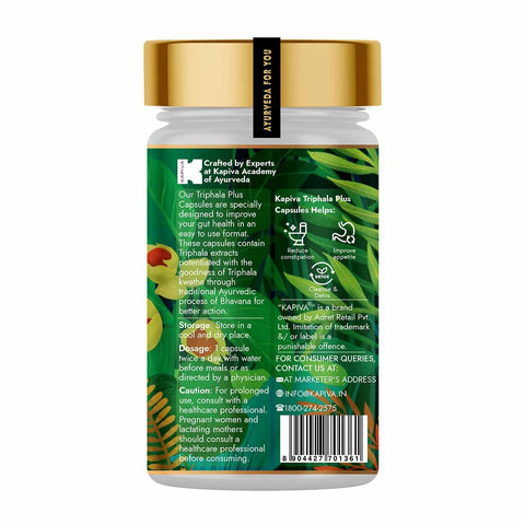 Kapiva Triphala 60 capsules, Pack of 2