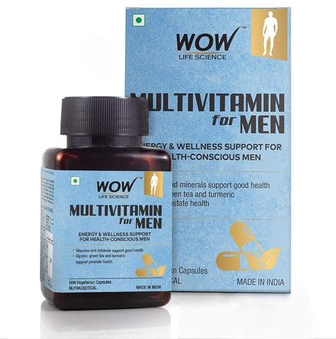 Wow Life Science Multi VITAMIN Capsules Men 60N