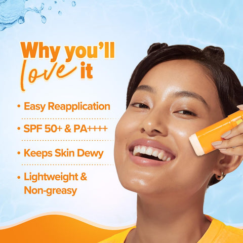 Healthy & Clear Skin Combo - THE DERMA CO 2% Kojic Acid Cream 30 gm and AQUALOGICA Glow+ Dewy Sunstick 20gm Combo