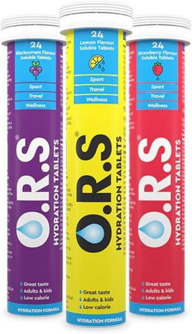 ORS Strawberry 24s + ORS Lemon 24s + ORS Black Currant 24s